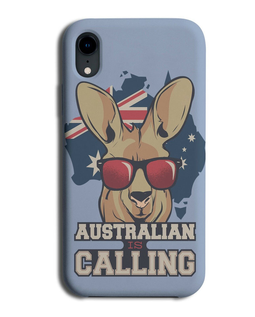 Funny Australian Kangaroo in Sunglasses Phone Case Cover Kangaroos Map i984