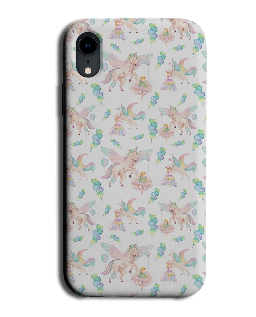 Flying Little Unicorns Phone Case Cover Unicorn Wings Rainbow Pastel Kids CM90