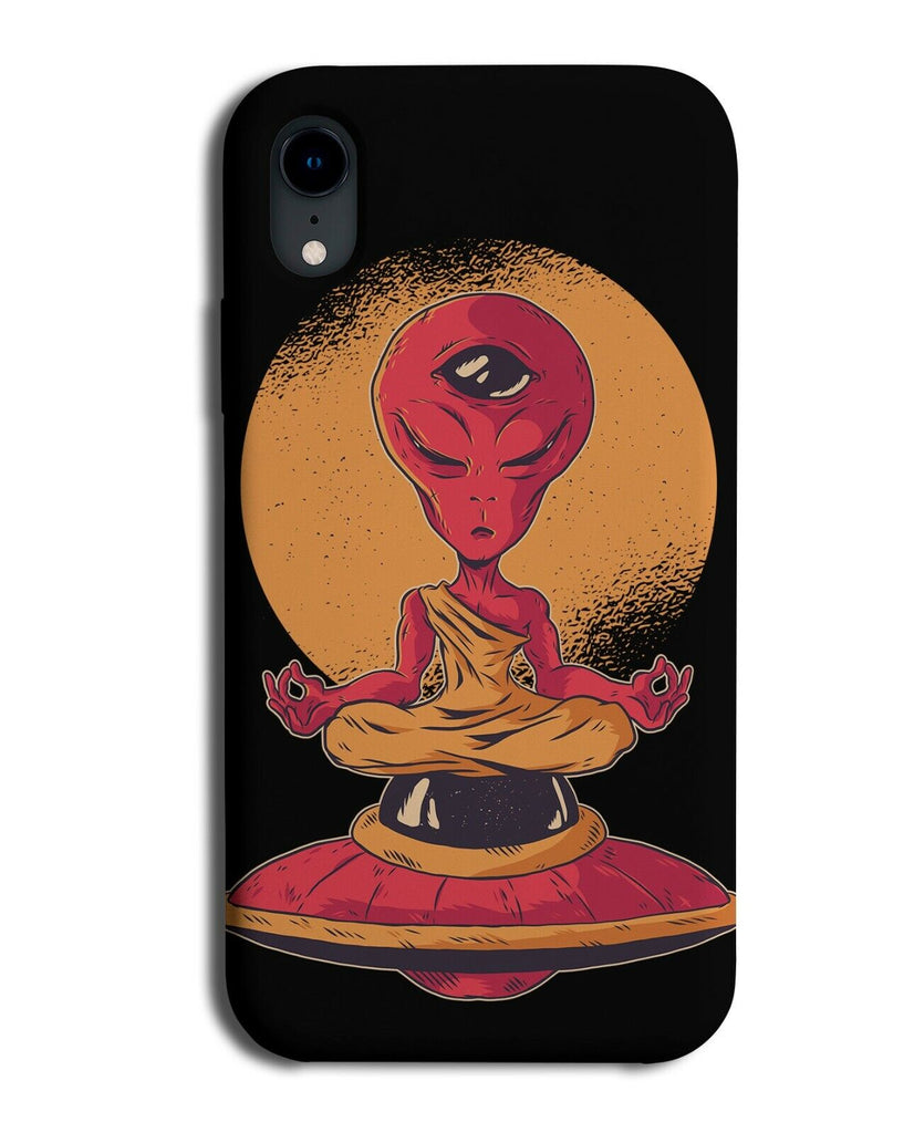 Outter Space Yoga Phone Case Cover Aliens Yoga Robe Monk Buddha Alien UFO i927
