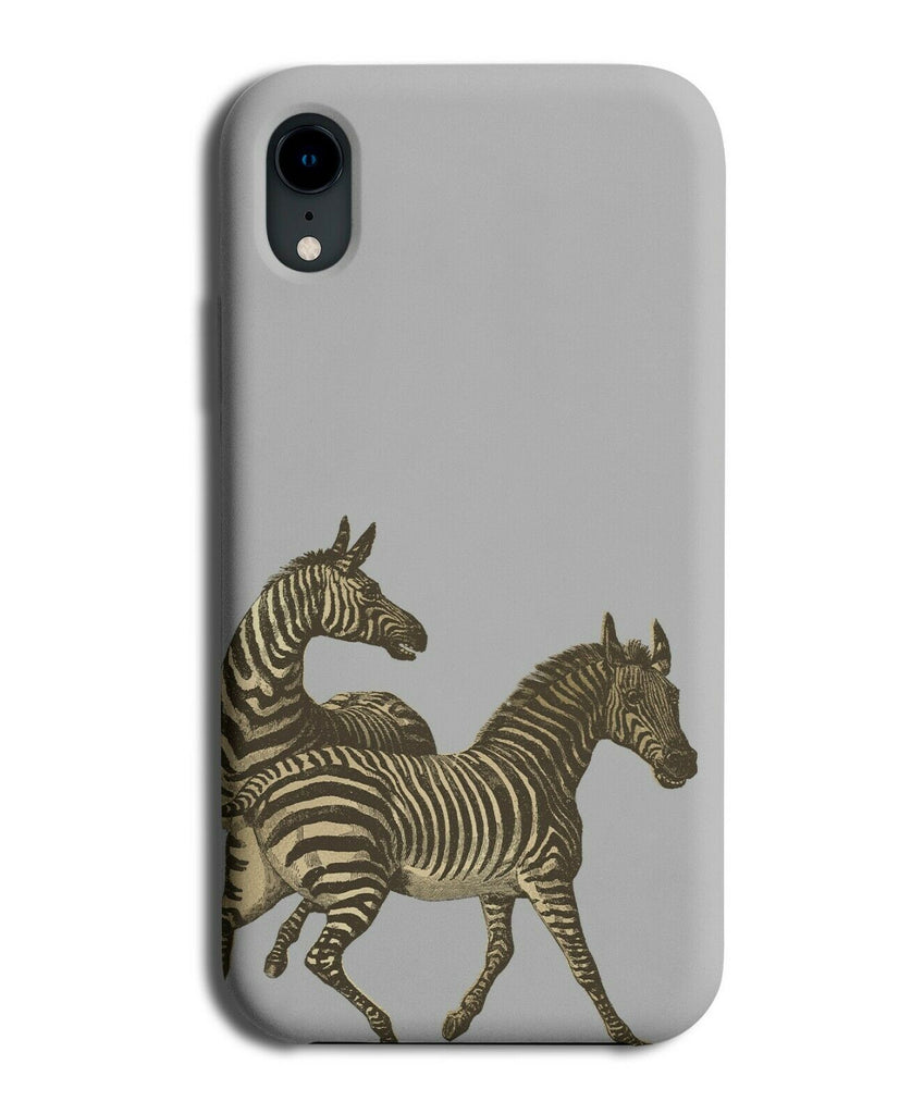 Golden Zebra Statues Phone Case Cover Gold Print Animal Animals Bronze G003