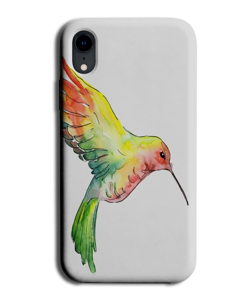 Colourful Humming Bird Phone Case Cover Hummingbird Birds Painting Amazon Q759B