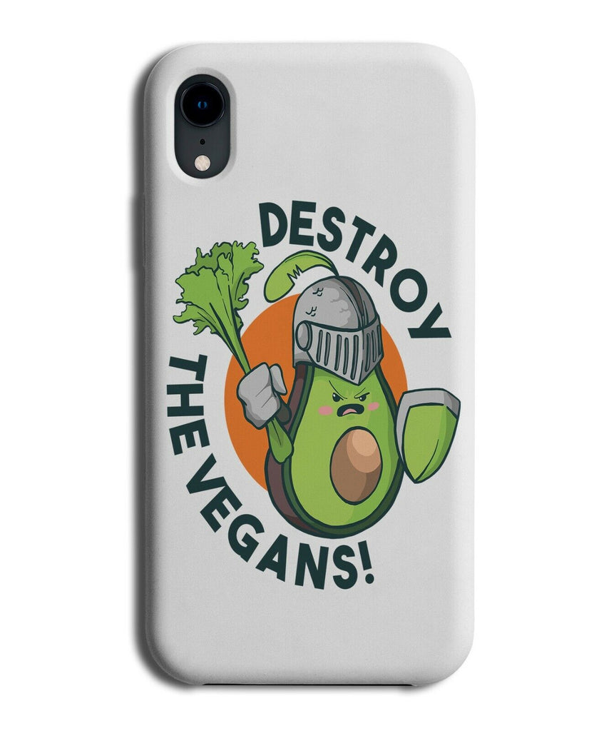 Anti Vegans Phone Case Cover Funny Vegan Plant Knight Warrior SJW Avocado i991