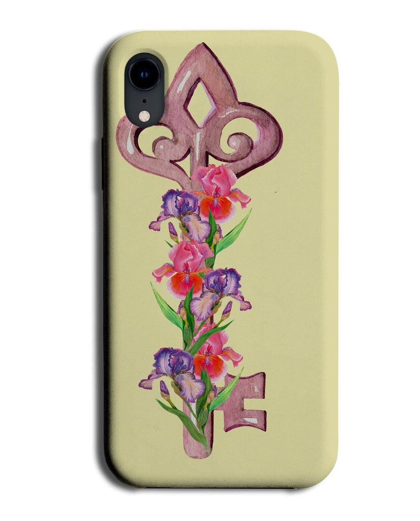 Girly Key With Flowers Phone Case Cover Floral Girls Keys Shape Girly Q800A