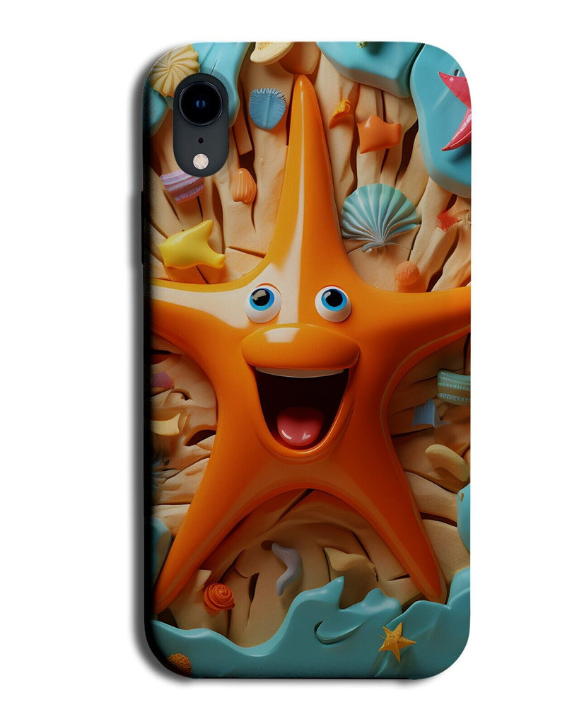 Funny Starfish Phone Case Cover Happy Star Fish Face Smiley Smiling Smile DD51