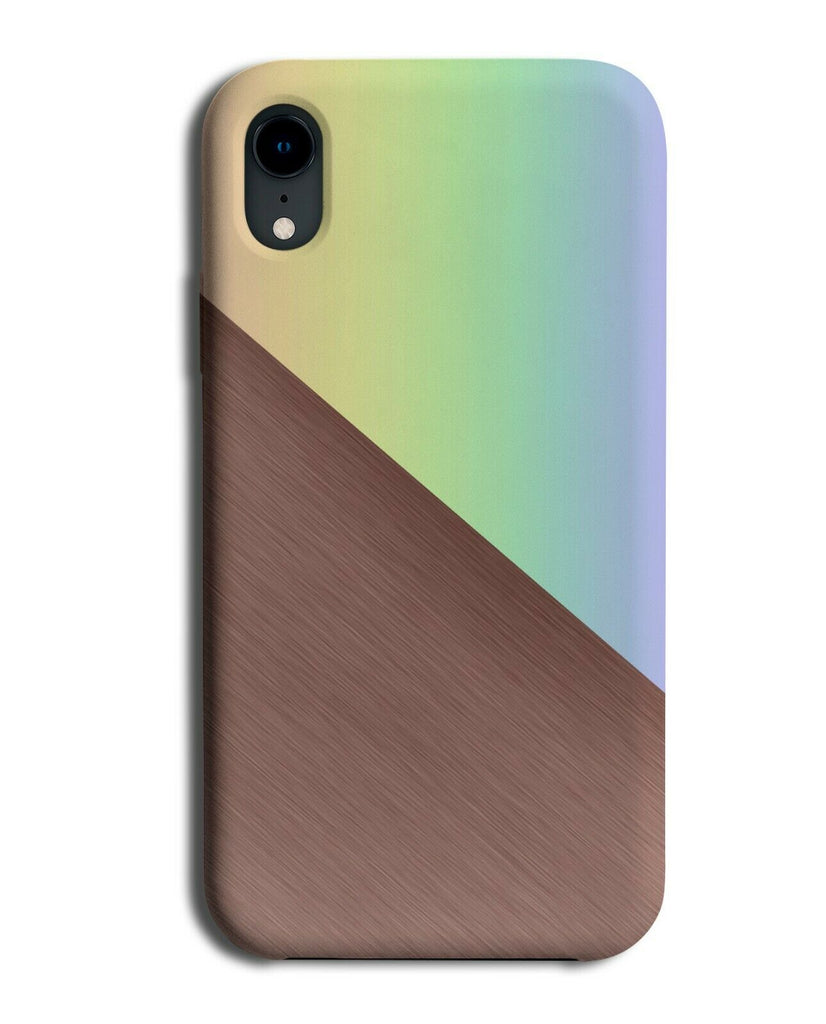 Rainbow Coloured And Rose Gold Phone Case Cover Colourful Kids Novelty i394