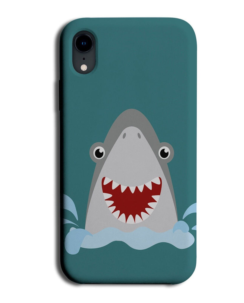 Simplistic Shark Snout Phone Case Cover Fin Fins Out Of Water Nose Breach BA75