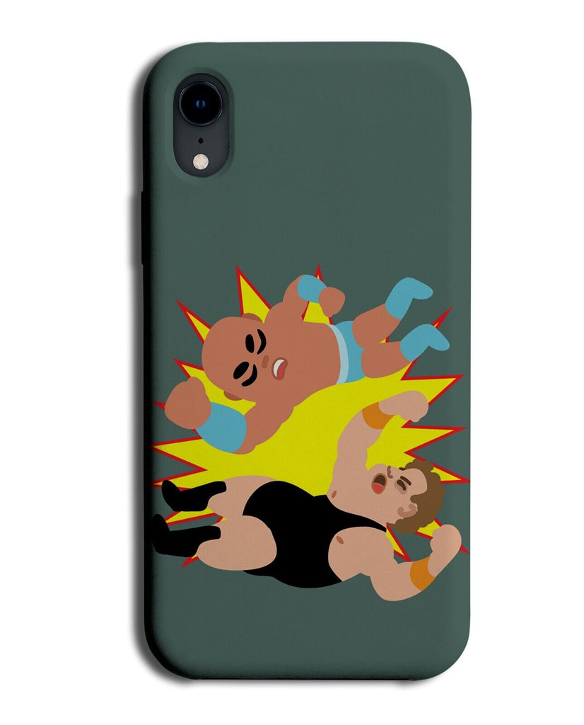 Cartoon Wrestlers Phone Case Cover Pro Wrestling Retro 80s 90s Move Lucha DG93