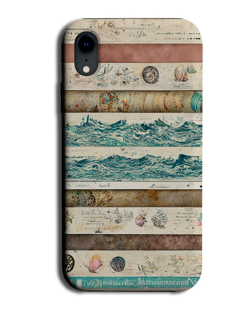 Nautical Themed Style Phone Case Cover Vintage Old Looking Seas Sailor Shor DE86