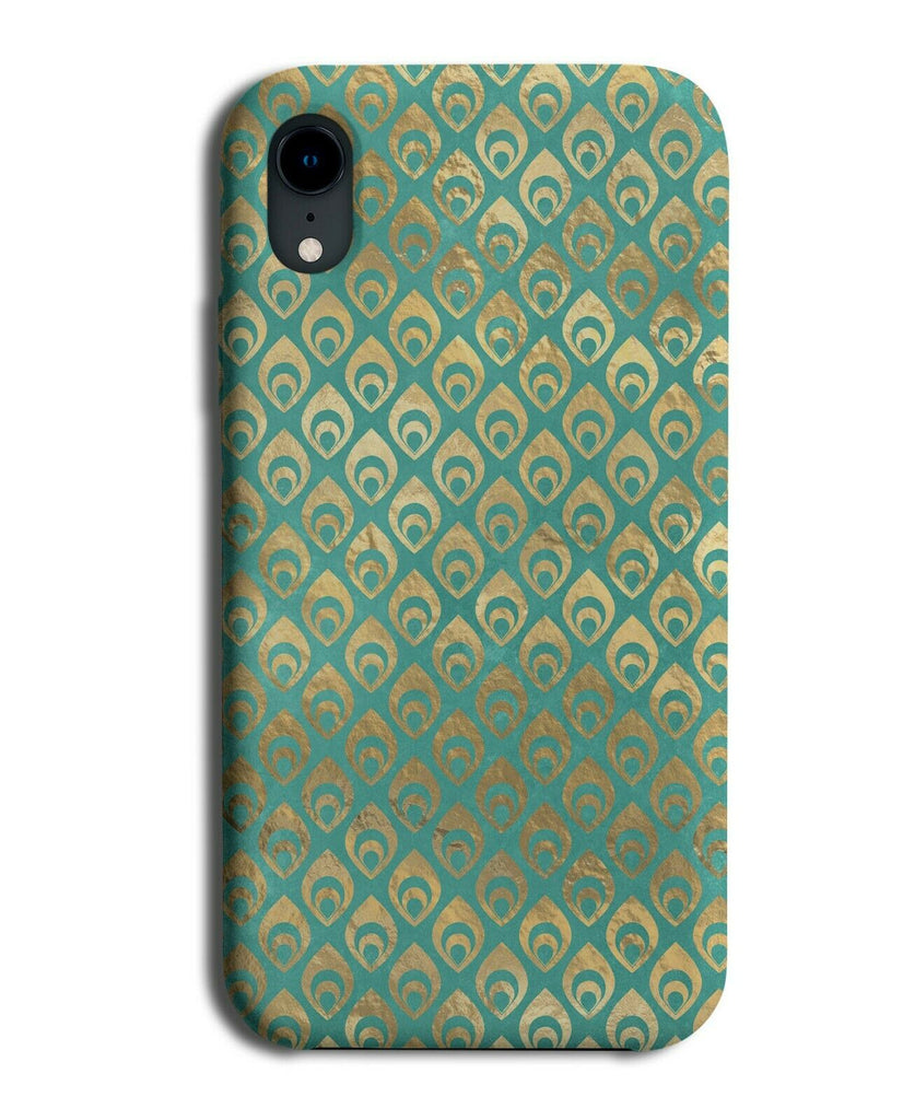 Golden Peacock Feather Symbols Phone Case Cover Shapes Peacock K998