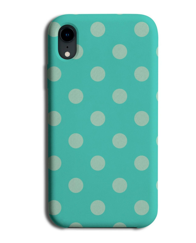 Turquoise Green and Mint Green Polka Dot Phone Case Cover Dots Pastel i509
