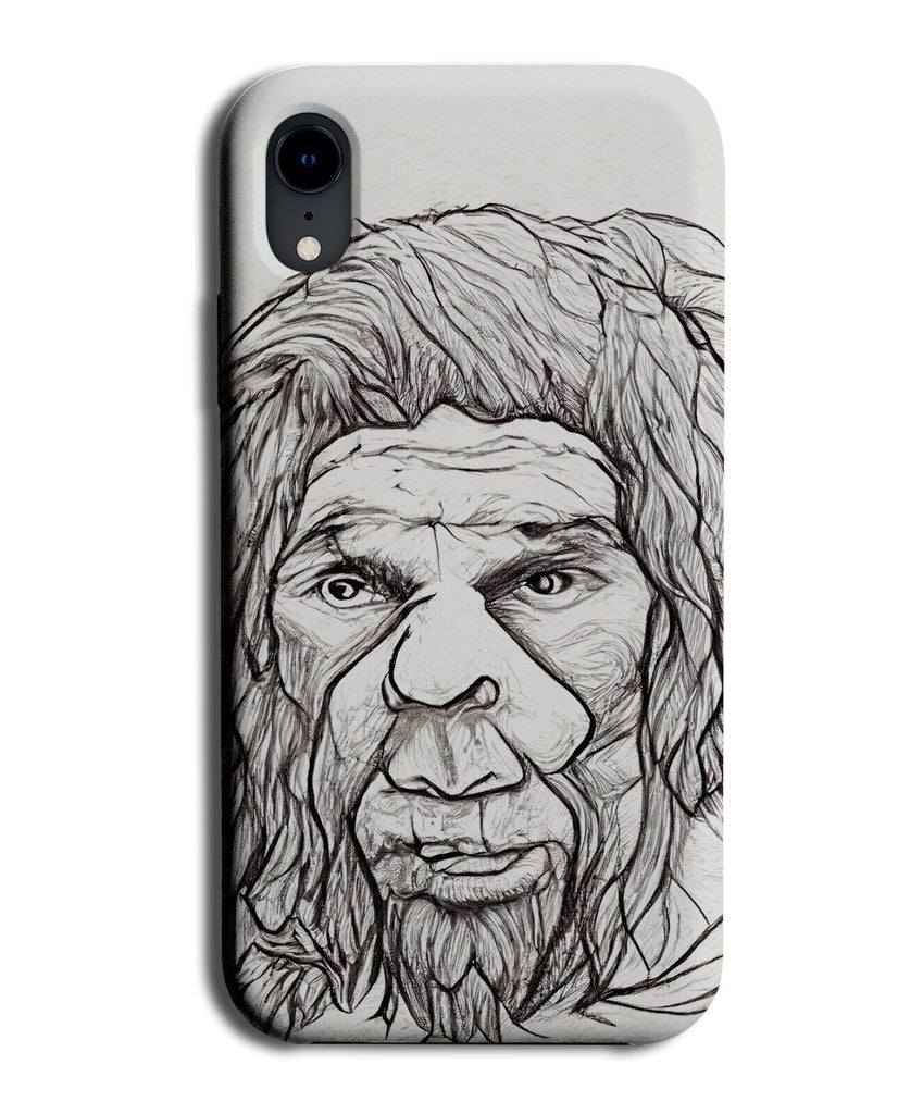 Neanderthals Face Phone Case Cover Neanderthal Big Foot Caveman Cave Man BQ87