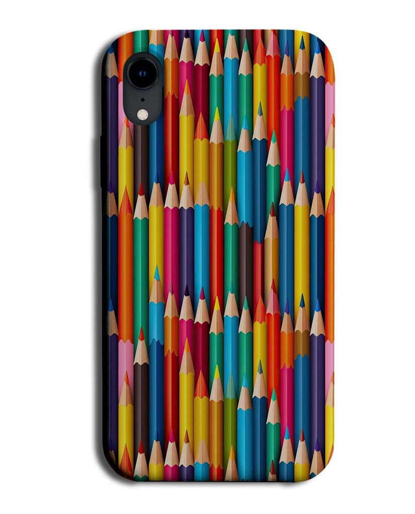 Colourful Pencils Phone Case Cover Pencil School Teacher Multicoloured Art CY88