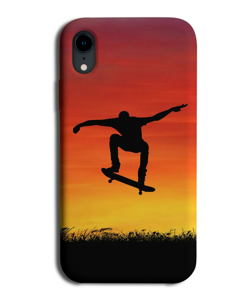 Skateboard Phone Case Cover Skateboarder Skate Board Sunrise Sunset Photo i768