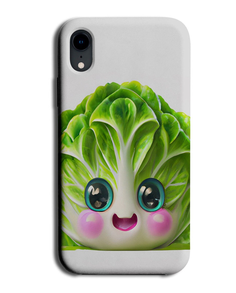 Funny Kawaii Lettuce Phone Case Cover Vegetable Food Healthy Lettuces Anime BJ60