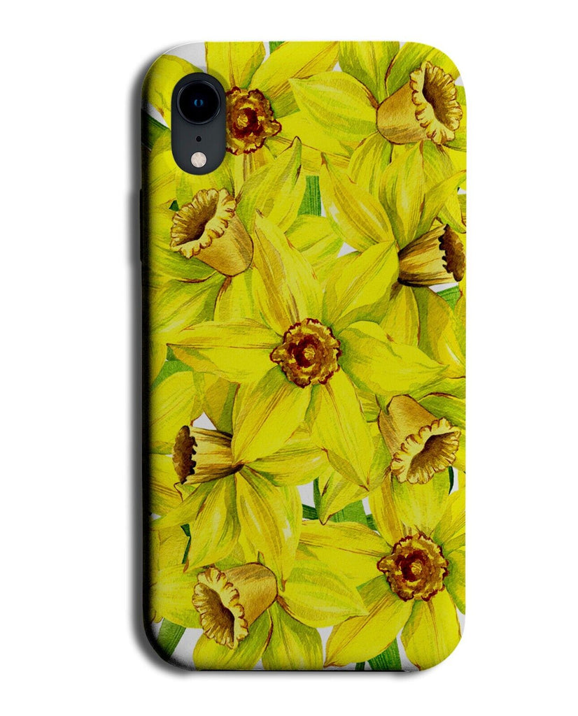 Narcissus Flowers Phone Case Cover Narcissuses Daffodils Daffodils Yellow BQ85