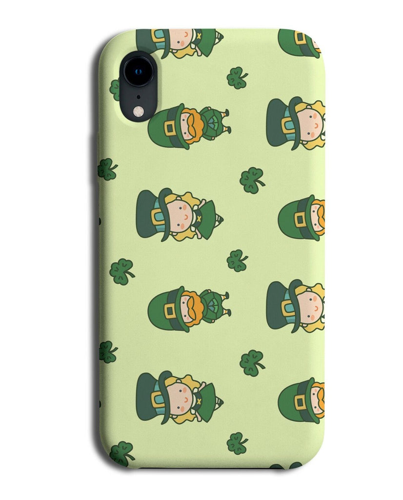 Irish Leprechaun Phone Case Cover St Patricks Day Cartoon Theme Style Green E602