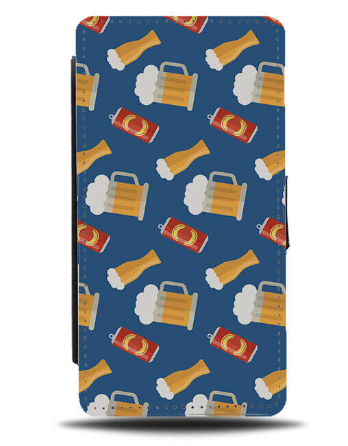Froffy Beer Cartoon Design Flip Wallet Case Beers Pints Pint Drinker Gift J020
