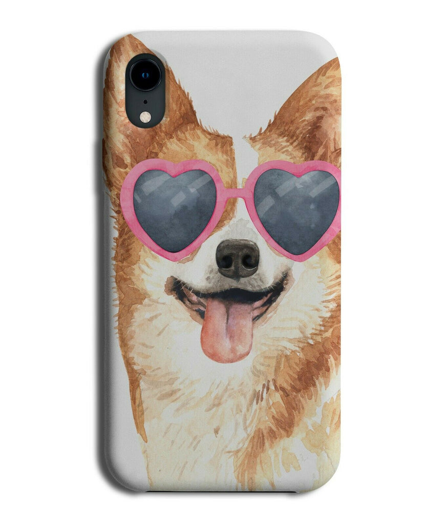 Corgi Phone Case Cover Dog Dogs Love Heart Sunglasses Funny Pink Corgis K514