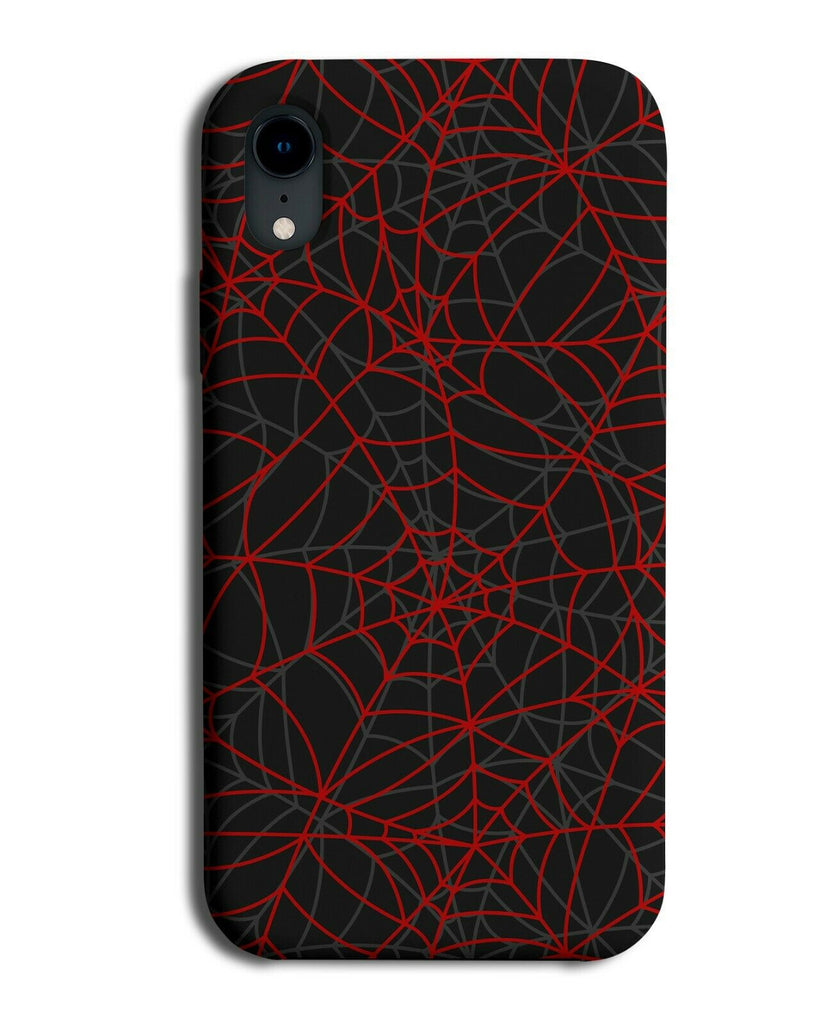 Black and Red Spiders Web Phone Case Cover Shapes Spiderweb Spider H685