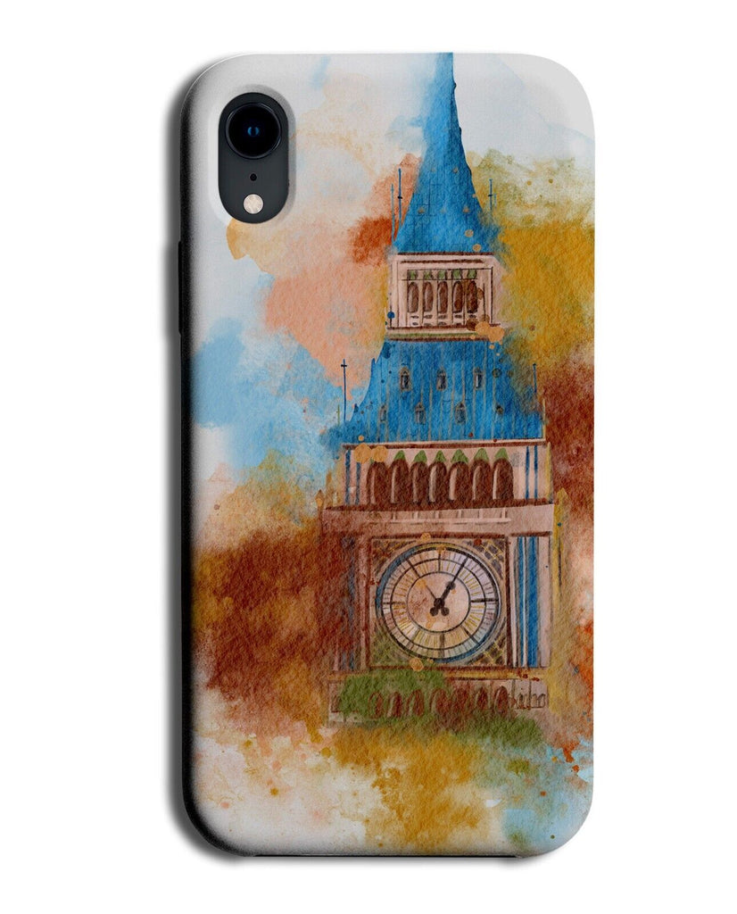 Watercolour Big Ben Phone Case Cover Building London Artwork Art Painting Q920