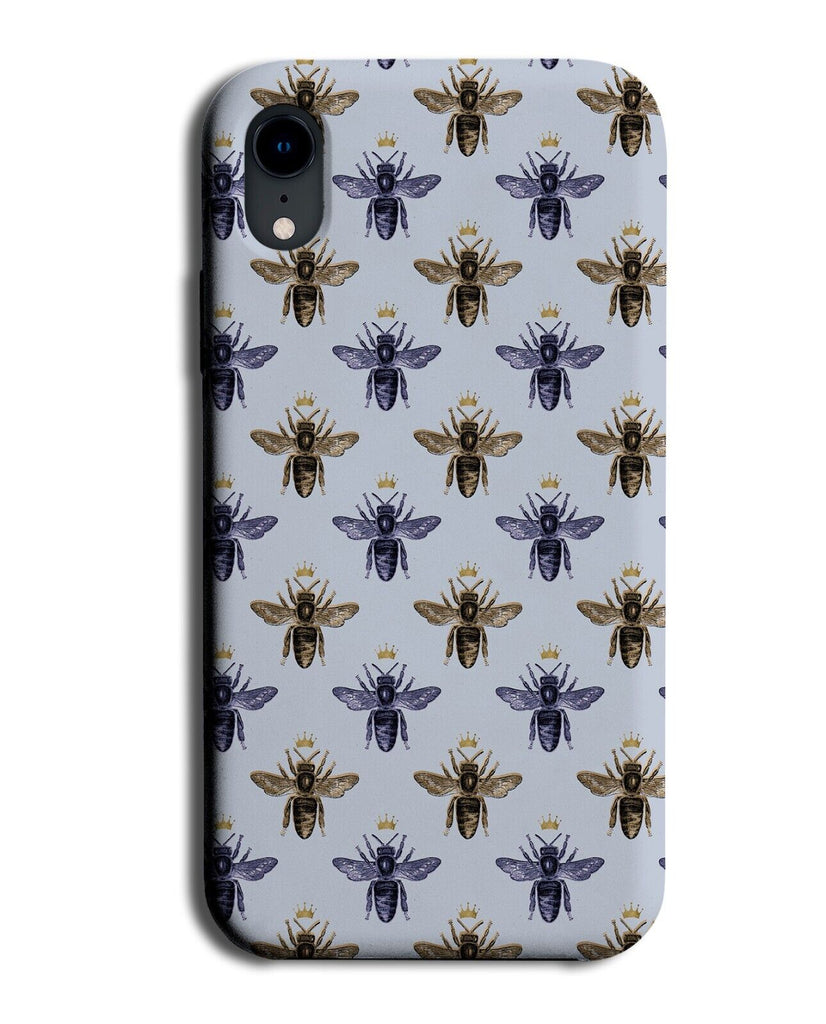 Wasps Pattern Phone Case Cover Flies Fly Blue Wasps Pattern Print Wings AJ32