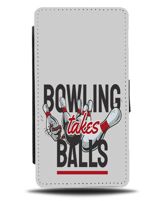 Bowling Flip Wallet Phone Case Balls Ball Skittle Skittles Present Bowler E192