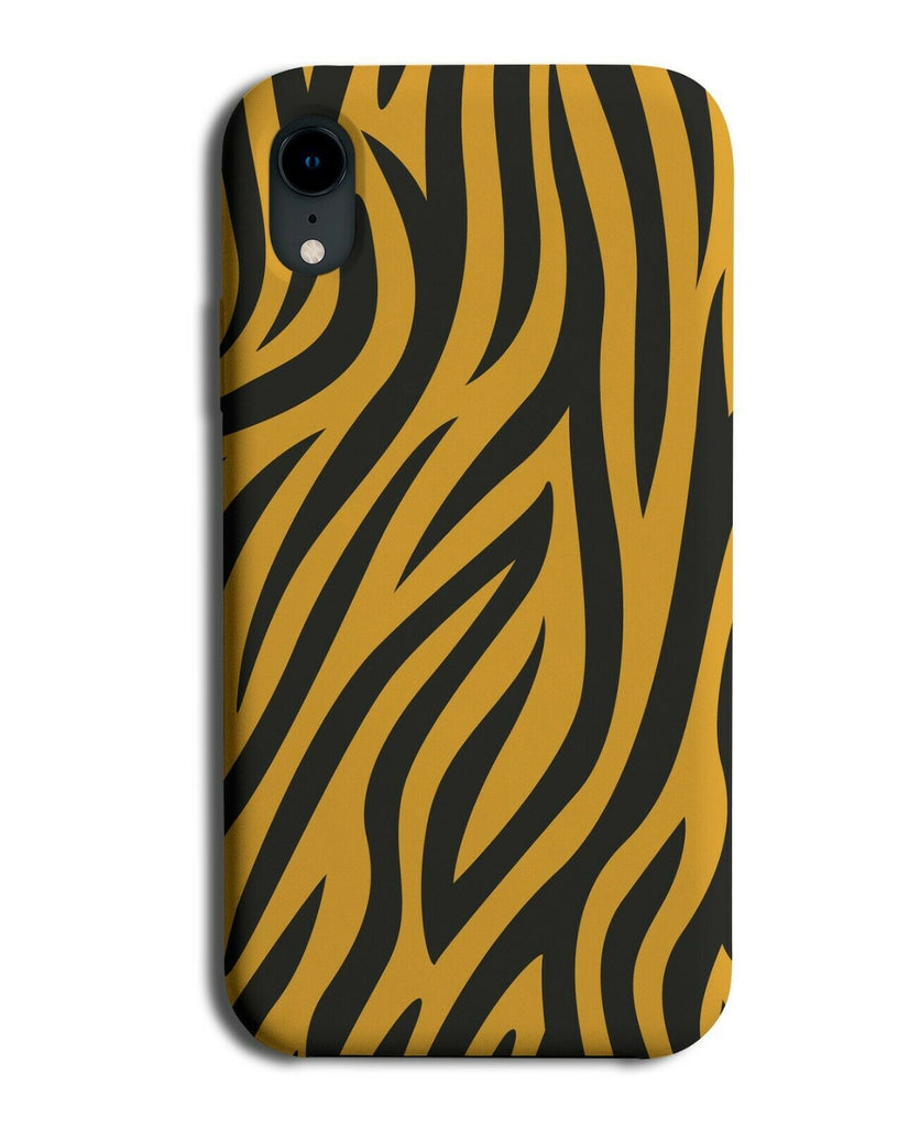 Orange and Black Tiger Stripes Phone Case Cover Striped Design Lines Marks H357
