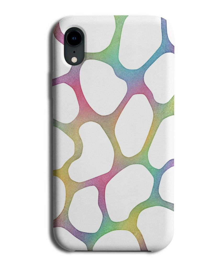 Colourful Shades Shapes Phone Case Cover Shaded Rainbow Giraffe Giraffe F805