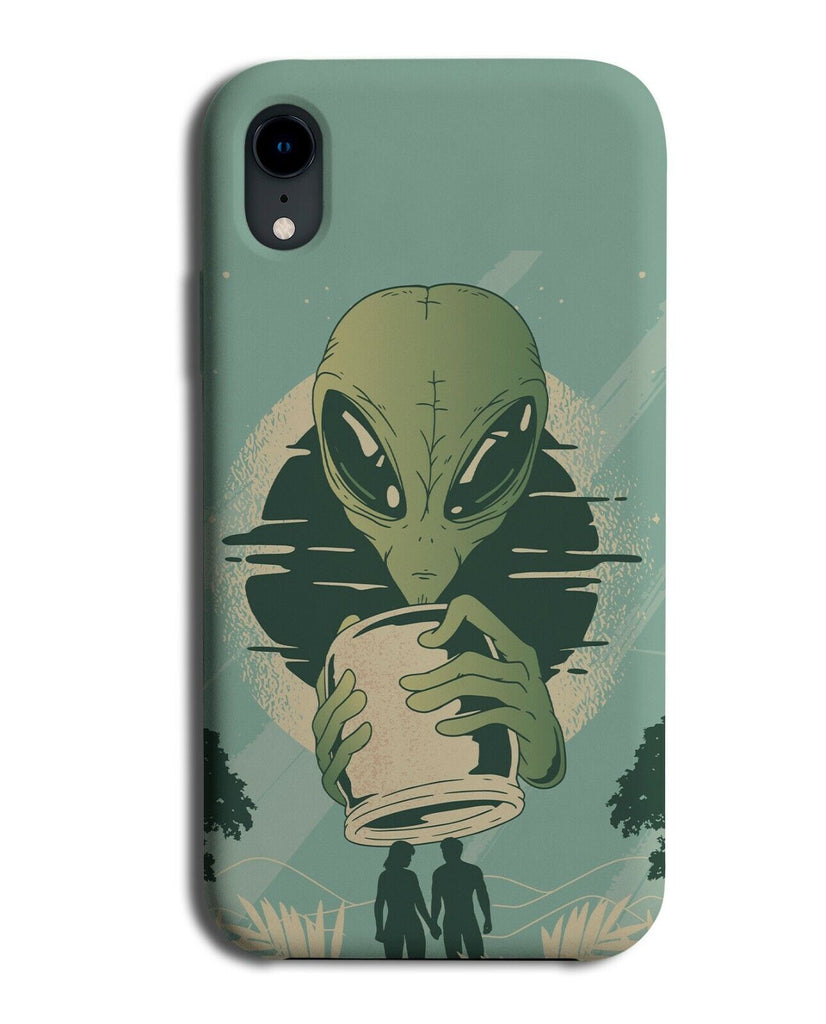 Funny Alien Catching Humans Phone Case Cover Hunting Catch Human Aliens i923