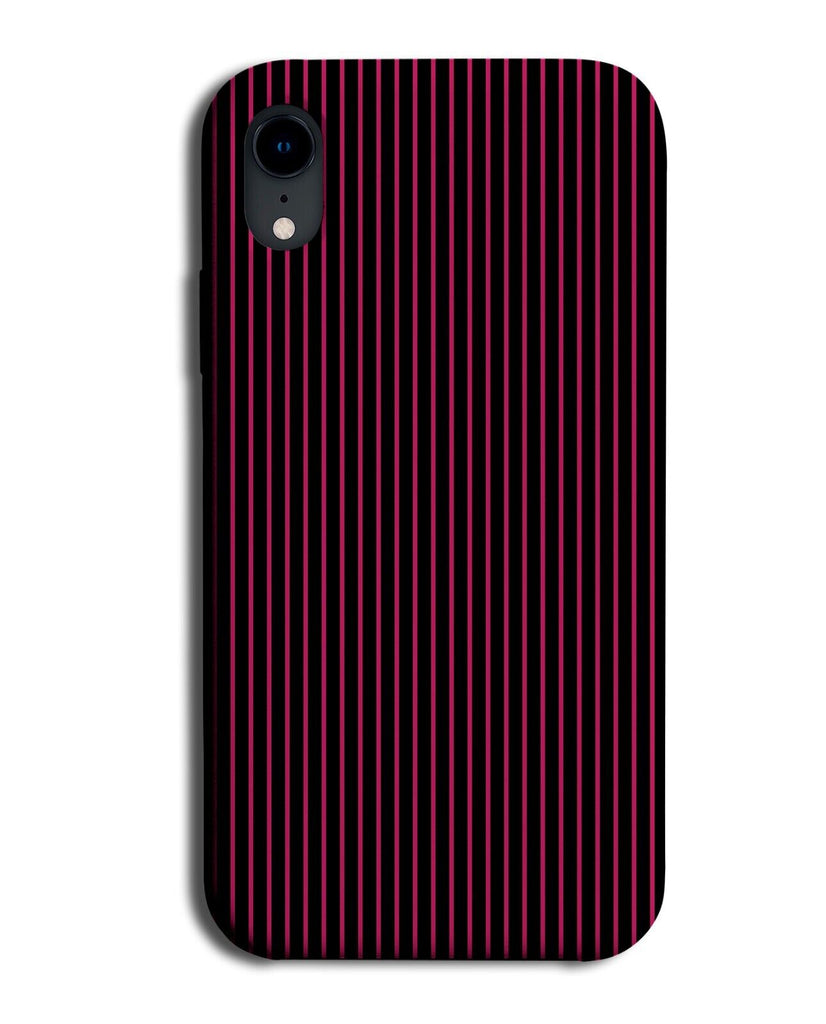 Hot Pink and Black Striped Phone Case Cover Stripes Stripe Lines Line Punk CJ60