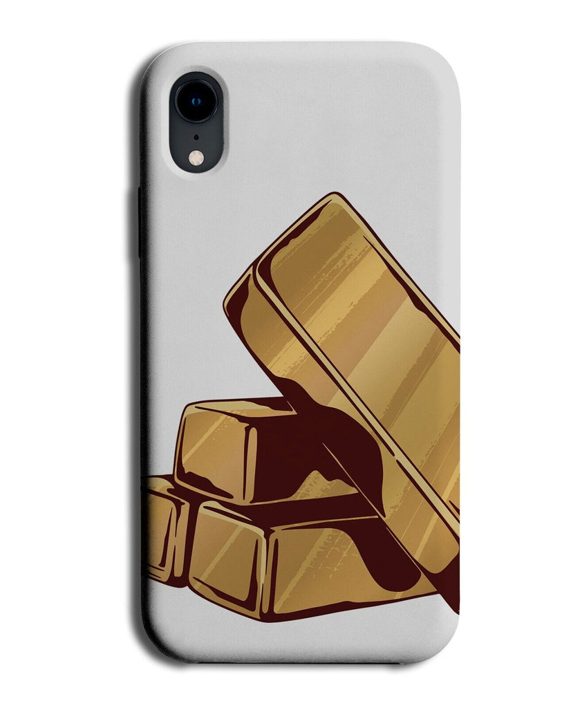 Cartoon Gold Bars Design Phone Case Cover Golden Bar Bank Photo Funny Rich P803