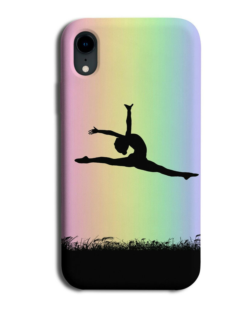 Gymnastics Phone Case Cover Dancer Dancing Kit Dancing Colourful Rainbow i656