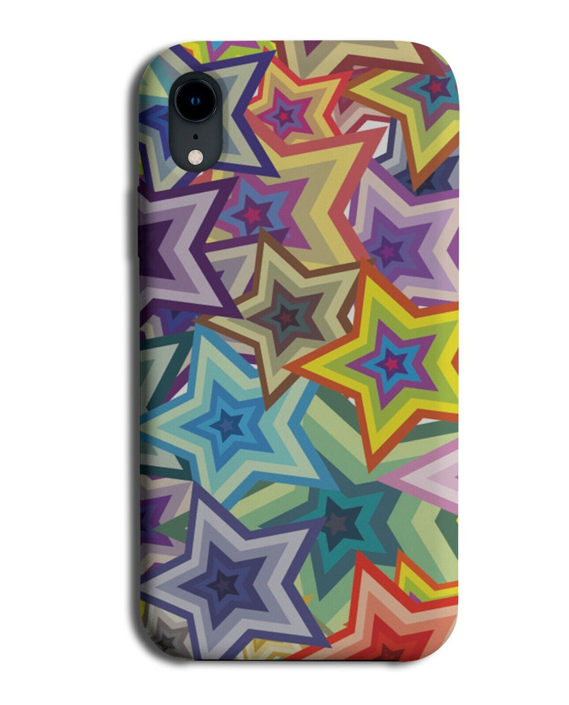 Childrens Colourful Stars Pattern Phone Case Cover Design Star Shapes Kids K191