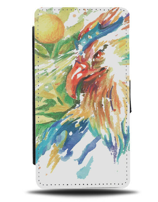 Eagle Oil Painting Print Flip Wallet Phone Case Eagles Bird Birds Drawing E397