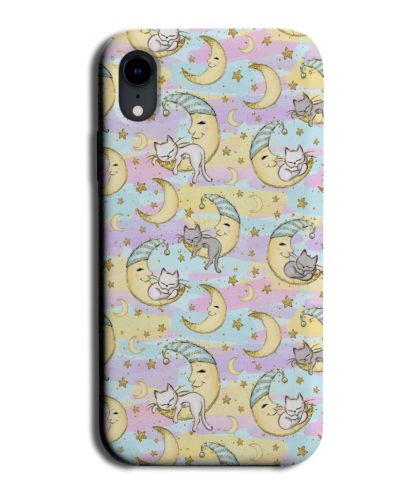 Kittens Pattern Phone Case Cover Moon Moons Half Kitten Baby Cat Cats Night AH54