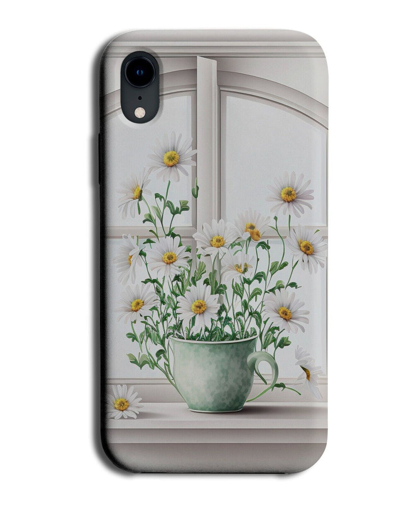 Daisy Flower Pot On Window Shelf Phone Case Cover Windowshelf Daisies Pots Q464H