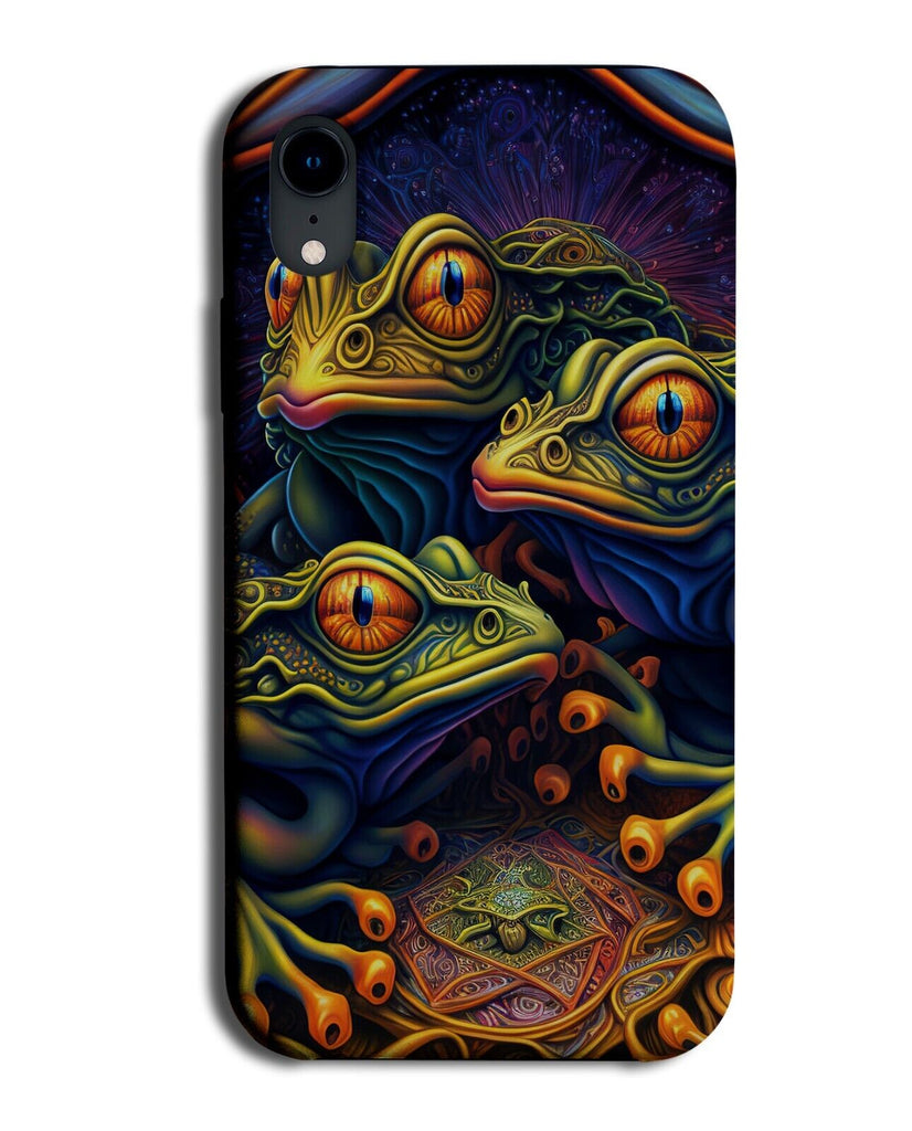 King Frogs Phone Case Cover King Royal Toad Toads Green Painting Print AC90