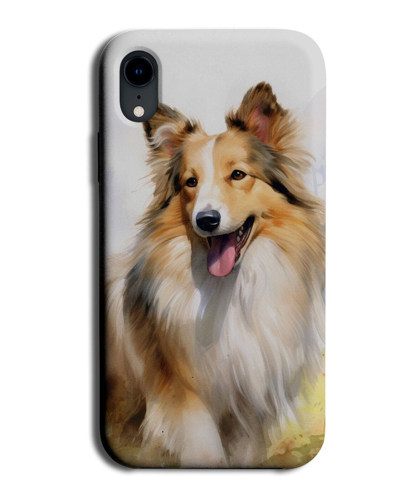 Rough Collie Phone Case Cover Collies Dog Dogs Breed Painting Novelty Puppy DF03