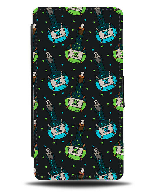 Alien Skeletons In Space Flip Wallet Case Aliens Skeletons Cartoon Kids H750