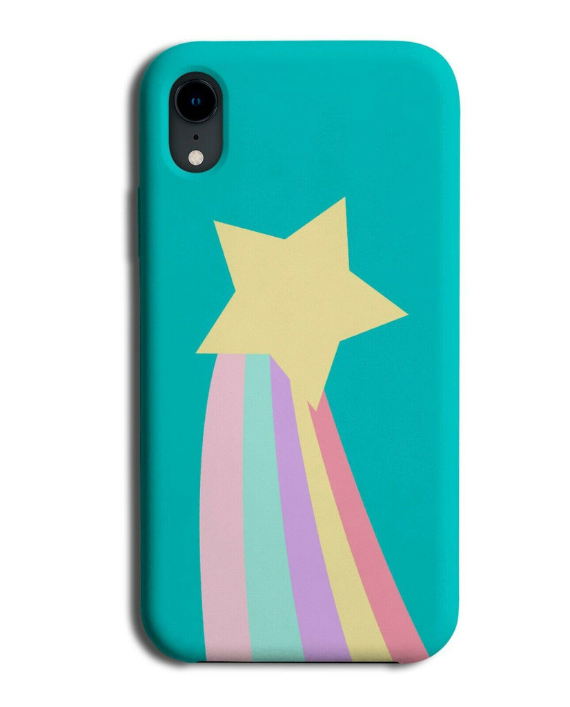 Rainbow Shooting Star Phone Case Cover Shape Wish On A Stars Multicoloured F748
