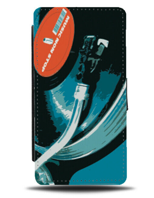 Retro Vinyl Record Player Oil Painting Picture Phone Cover Case Scratch DJ J265