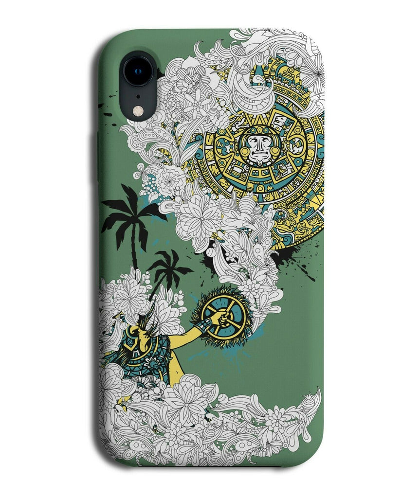 Chinese Warrior Floral Design Phone Case Cover Samurai Japanese Shield E164