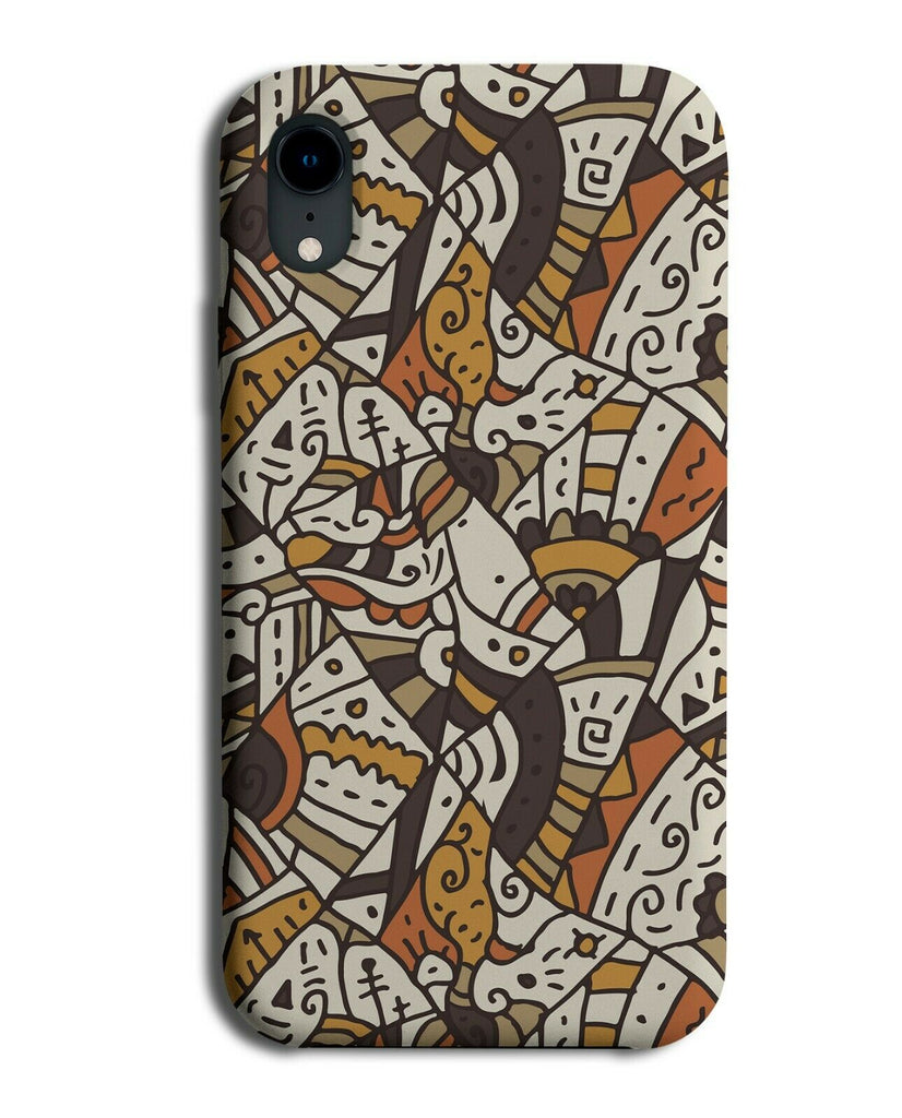 African Printed Mosaic Geometric Pattern Phone Case Cover Abstract Africa H659