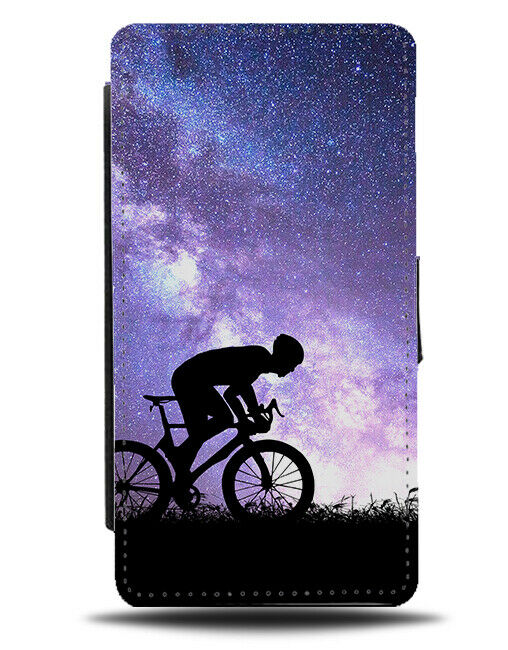 Mountainbike Flip Cover Wallet Phone Case Mountain Bike Biking Galaxy Moon i746