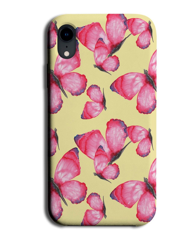 Pink Butterflys Artwork Print Phone Case Cover Hot Butterfly Wings Pastel AA08