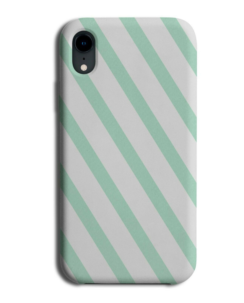 White & Mint Green Stripes On Phone Case Cover Stripes Pattern Pale Pastel i811