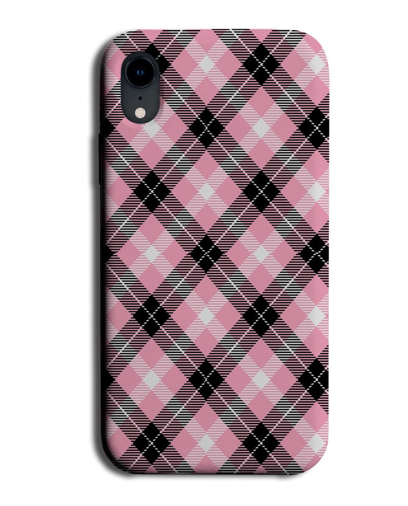Pink Gingham Phone Case Cover Flannel Pattern Style Print Tartan Squares AY78