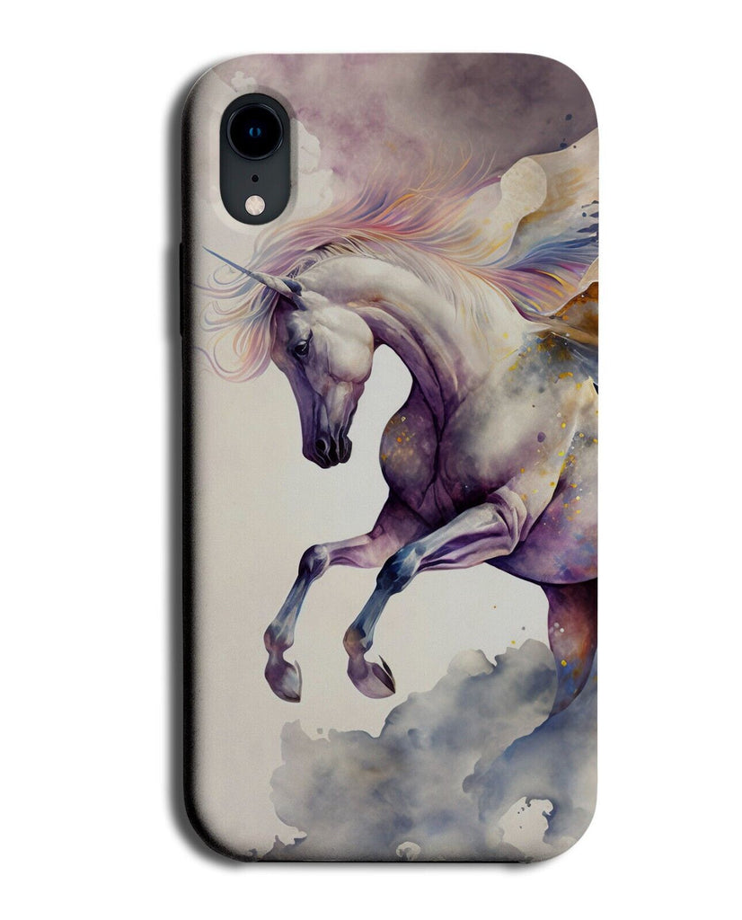 Oil Painting Unicorn In Sky Artwork Phone Case Cover Art Unicorns Picture P277D