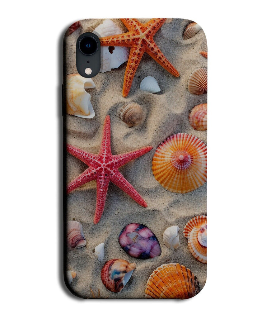 Sandy Beach Phone Case Cover Seashell Shells Starfish Star Fish Seashells DD48