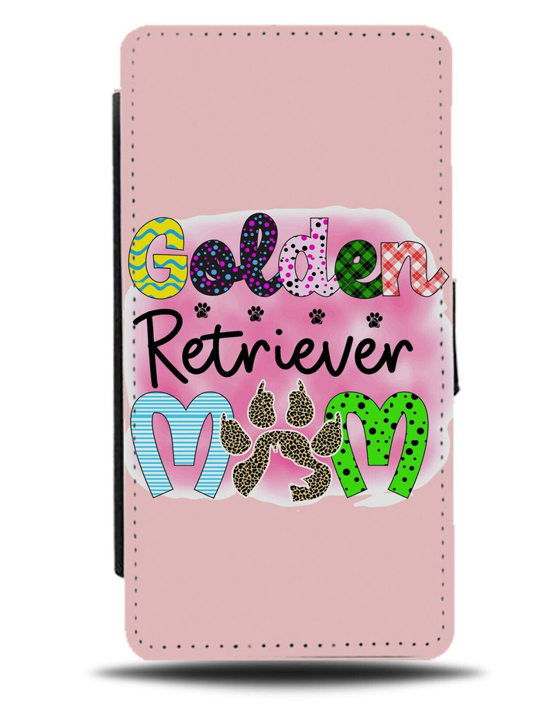 Golden Retriever Mum Flip Wallet Case Mom Owner Funny Novelty Quote Phrase AQ87